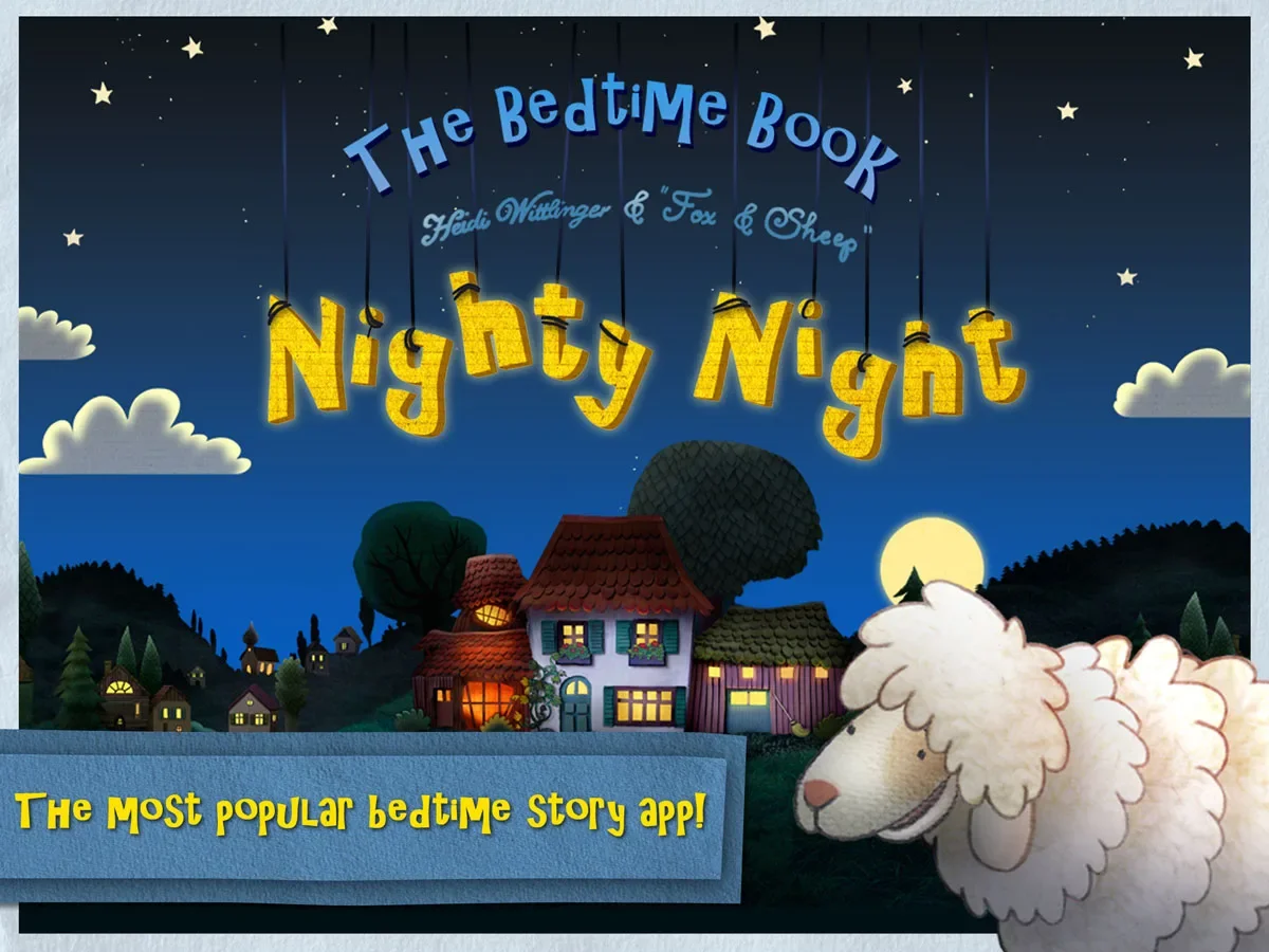 Nighty Night Bedtime Book – help the animals go to bed