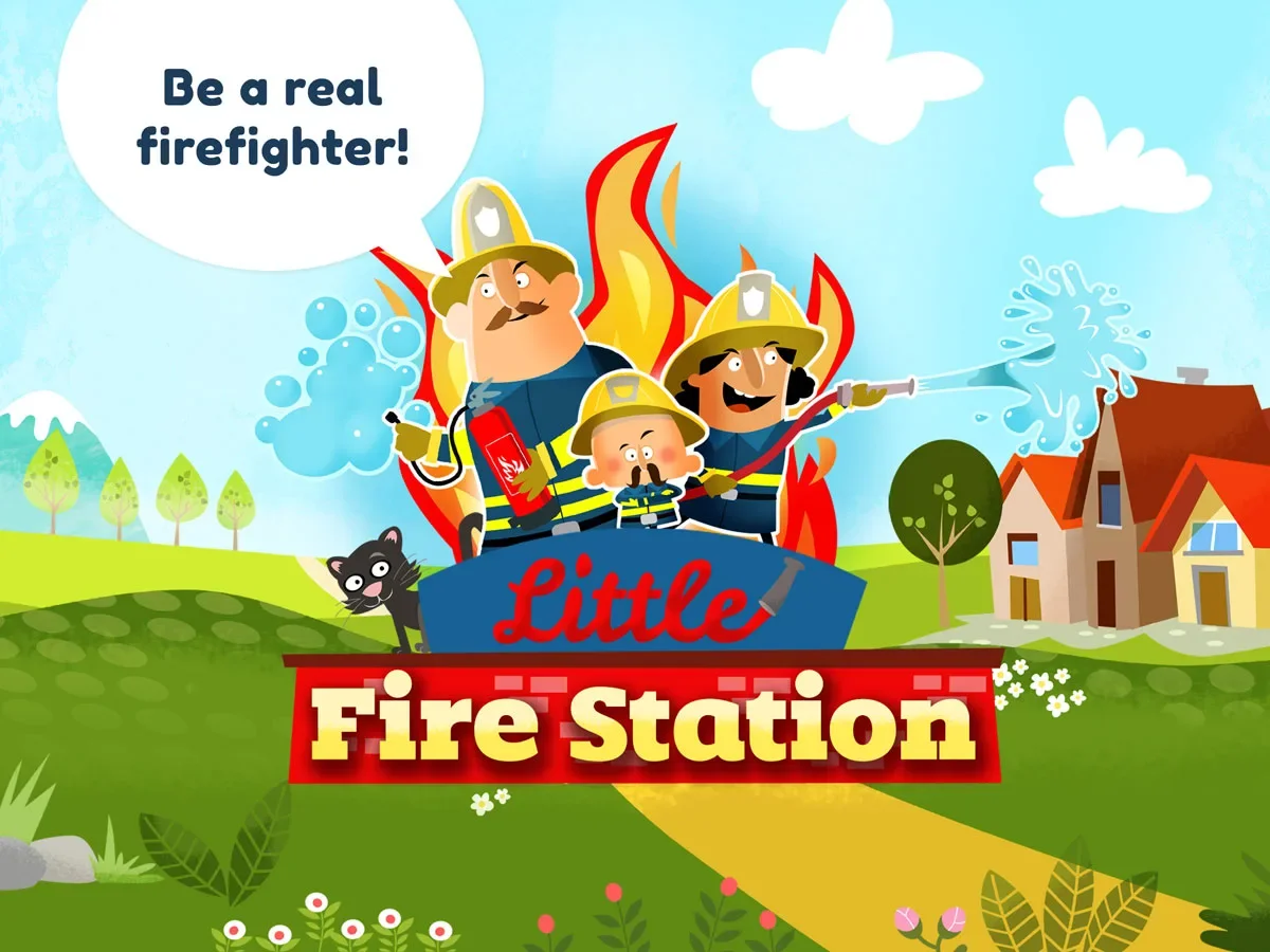 Little Fire Station App for Kids - Be a real firefighter