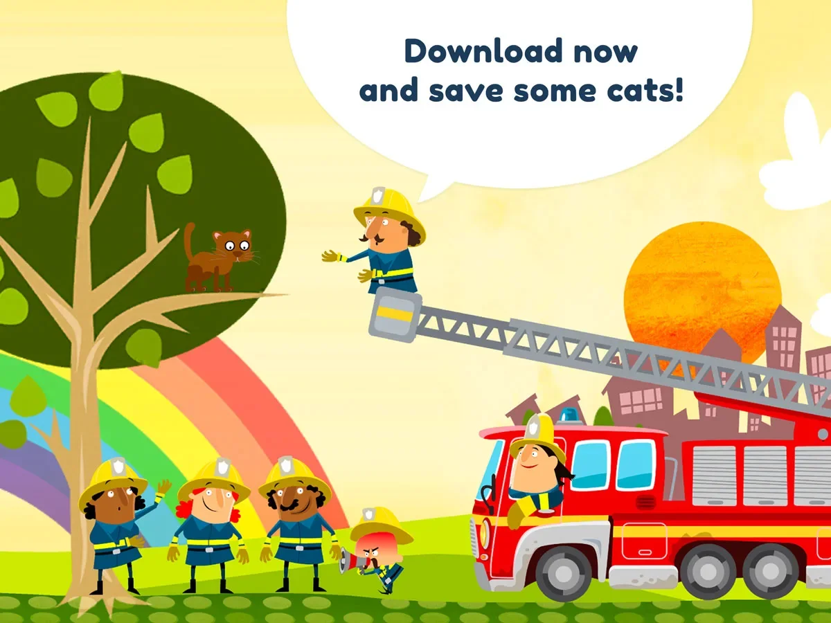 Little Fire Station App for Kids - Save some cats
