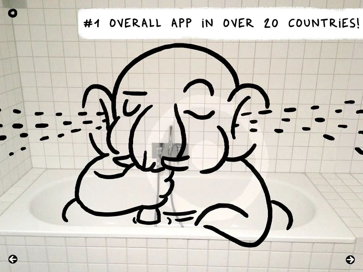 Petting Zoo App by Christoph Niemann – Funny elephant illustration