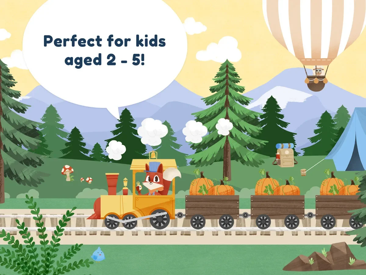 Little Fox Train Adventures – perfect for kids aged 2 to 5