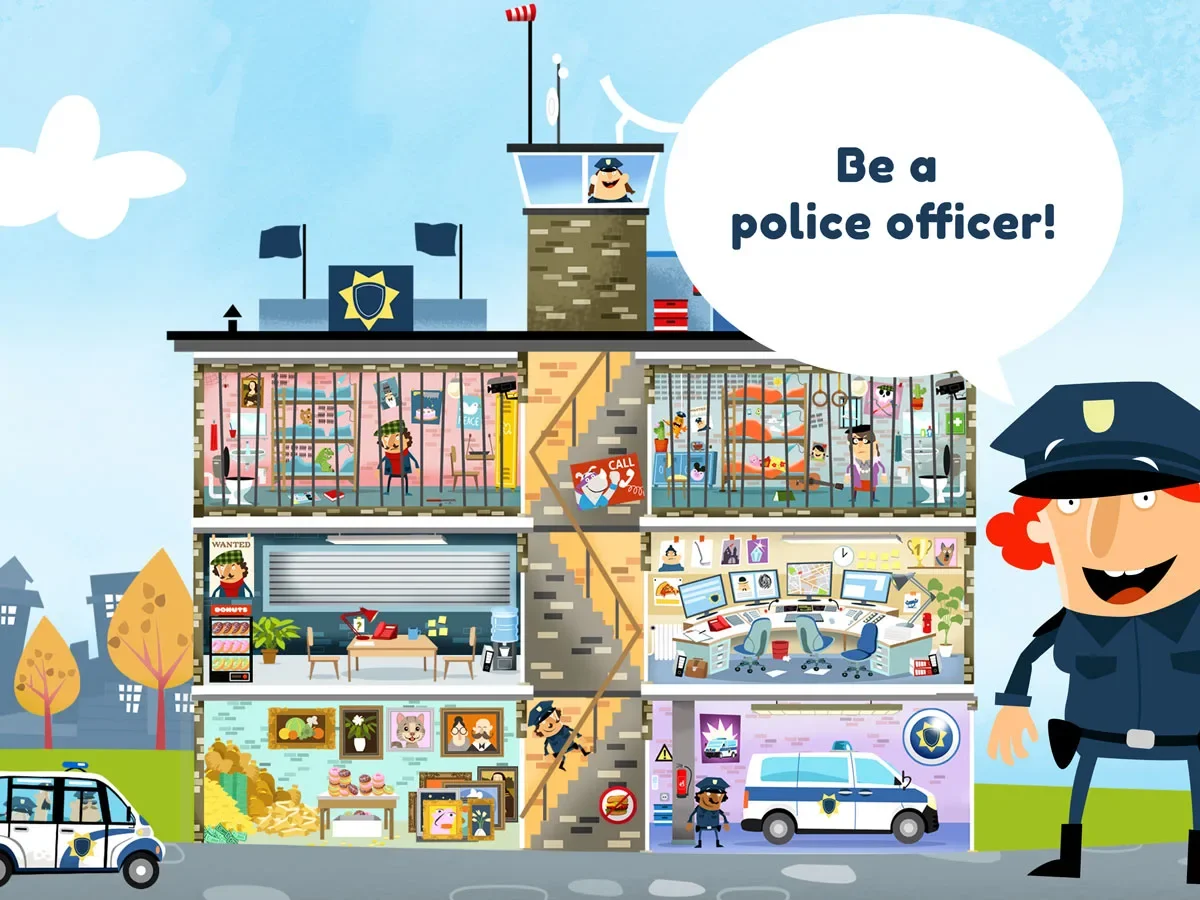 Little Police Station Kids App – be a police officer