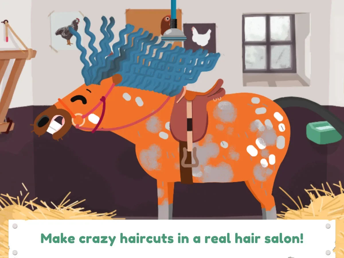 Pony Style Box App for Kids – make crazy haircuts in the horse hair salon