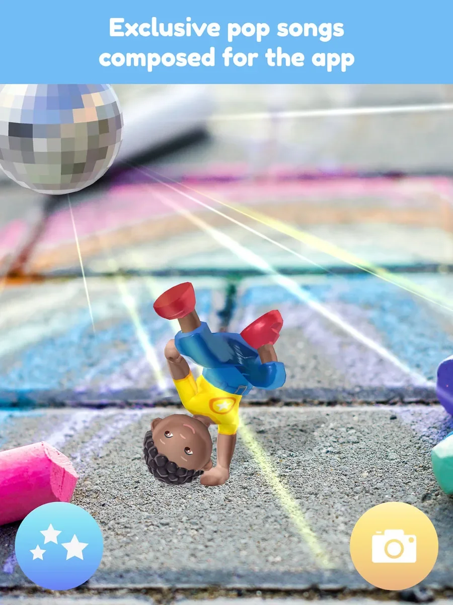 Little Friends Dance Studio AR – exclusive pop songs composed for the app