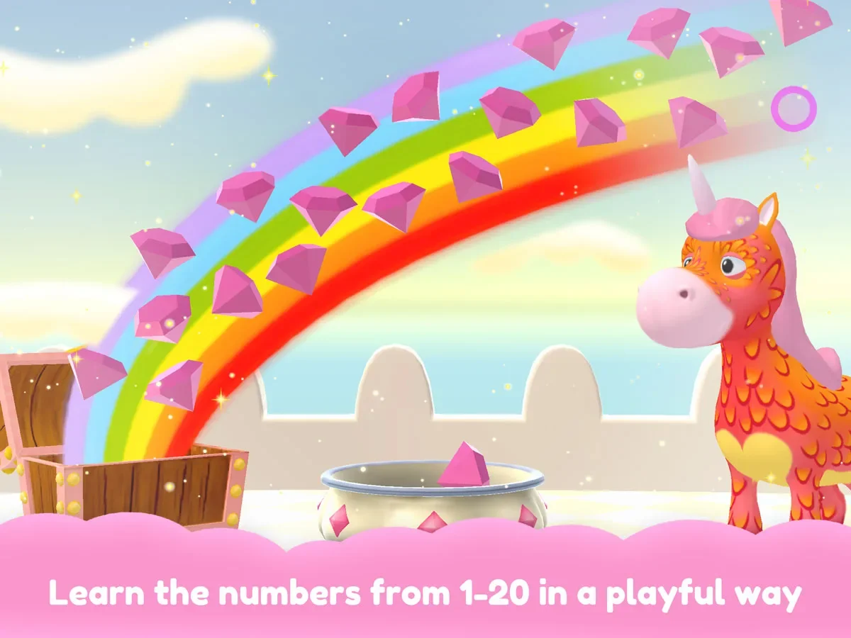 Unicorn Glitterluck – Magical jump 'n' run game for little kids