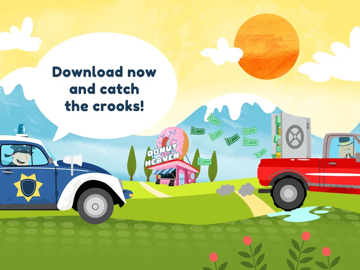Little Police Station Kids App – catch the gangsters and crooks