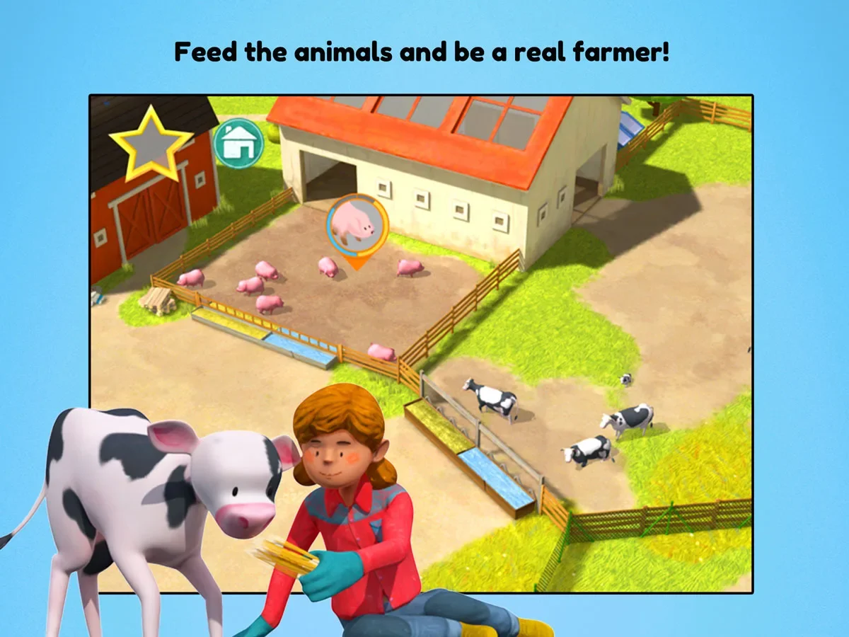 Little Farmers App for kids – feed animals and be a real farmer