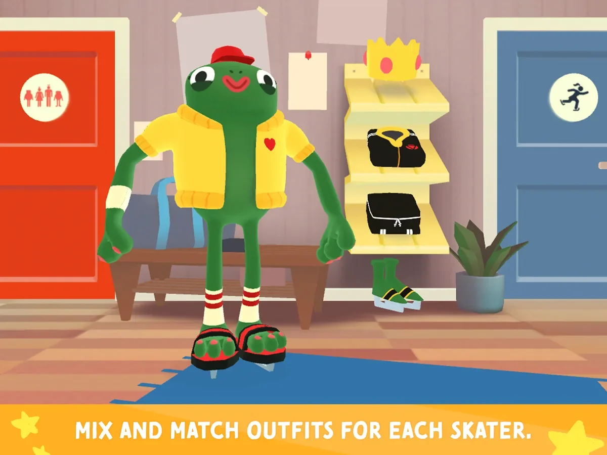 Nice Skating Kids App – four different figure skaters to choose from