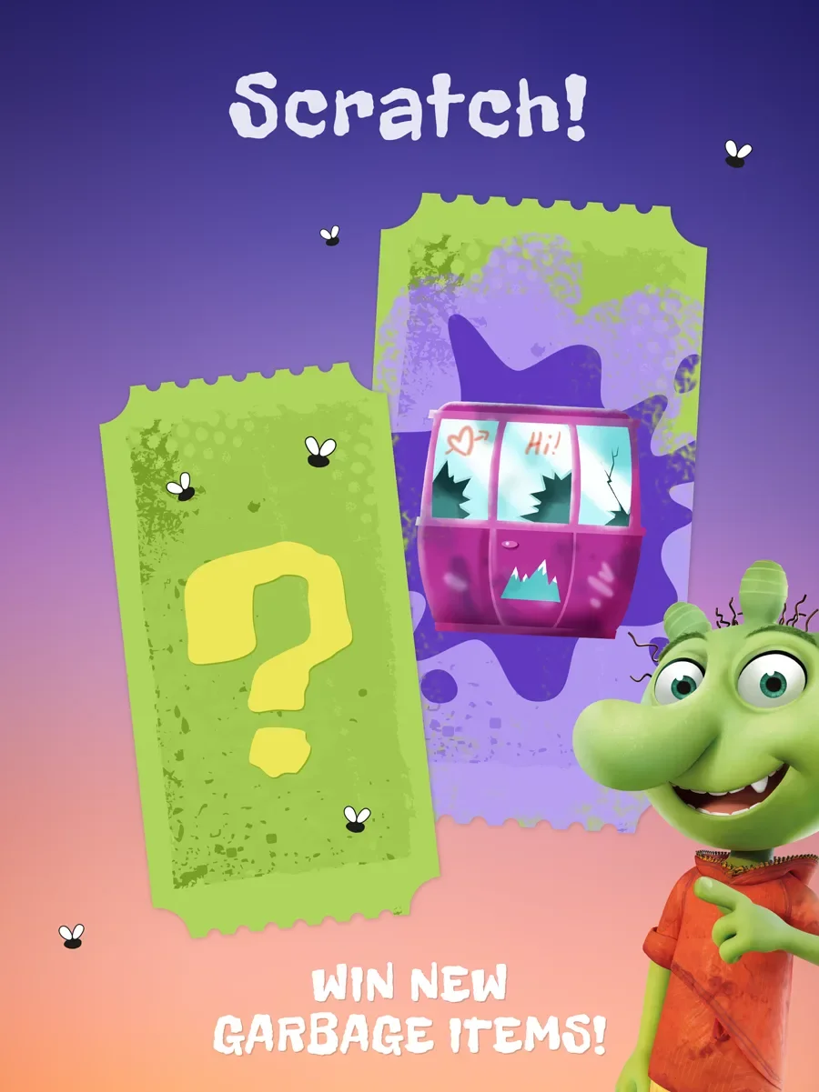 The Ogglies Kids App – win new trash items