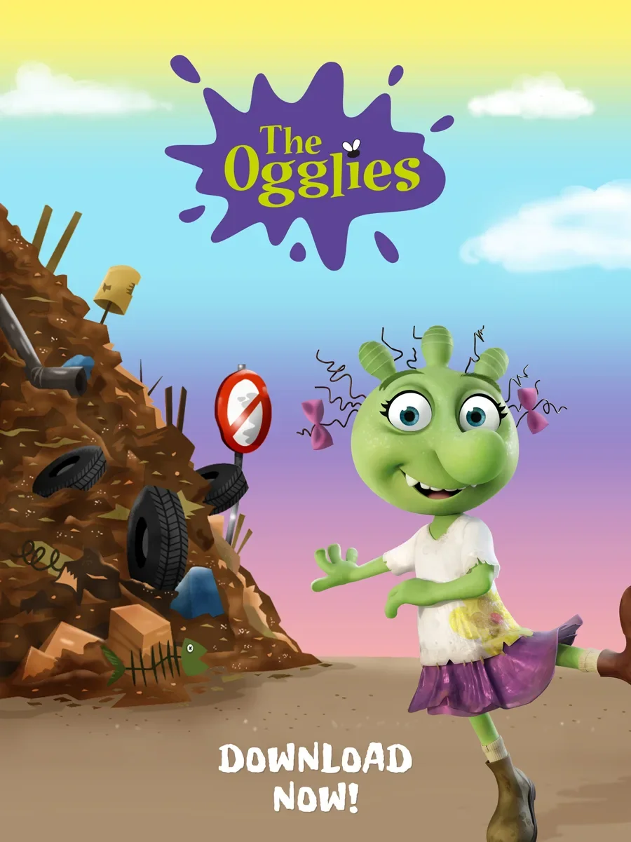 The Ogglies Kids App for iOS and Android devices