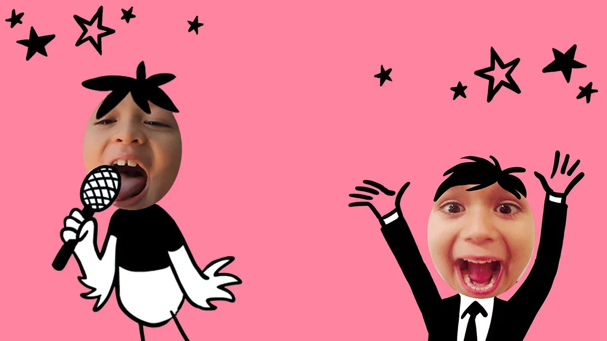 CHOMP by Christoph Niemann: Combine photos and illustrated scenes to make playful stories.